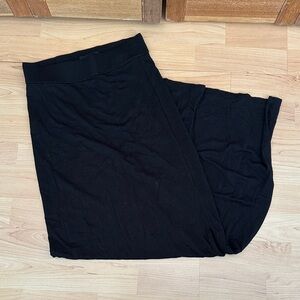 Talula Black Maxi Skirt with Slit